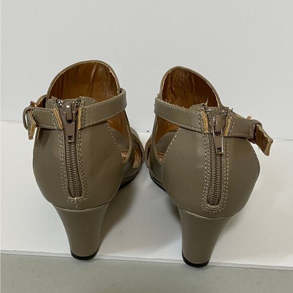 Lane Bryant Strap Wedge 3" Wedge Heel Sandals Sz 8W NEW - Picture 5 of 10